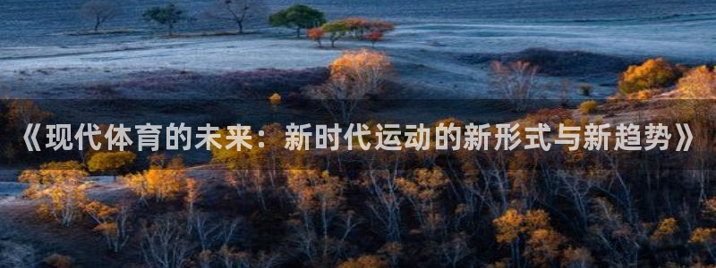 3377体育官网下载招商电话地址是多少：《现代体育的未来：新